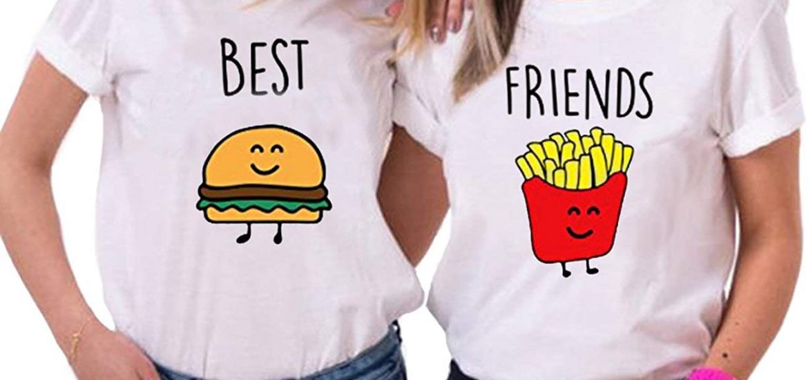 Camiseta mejores amigas